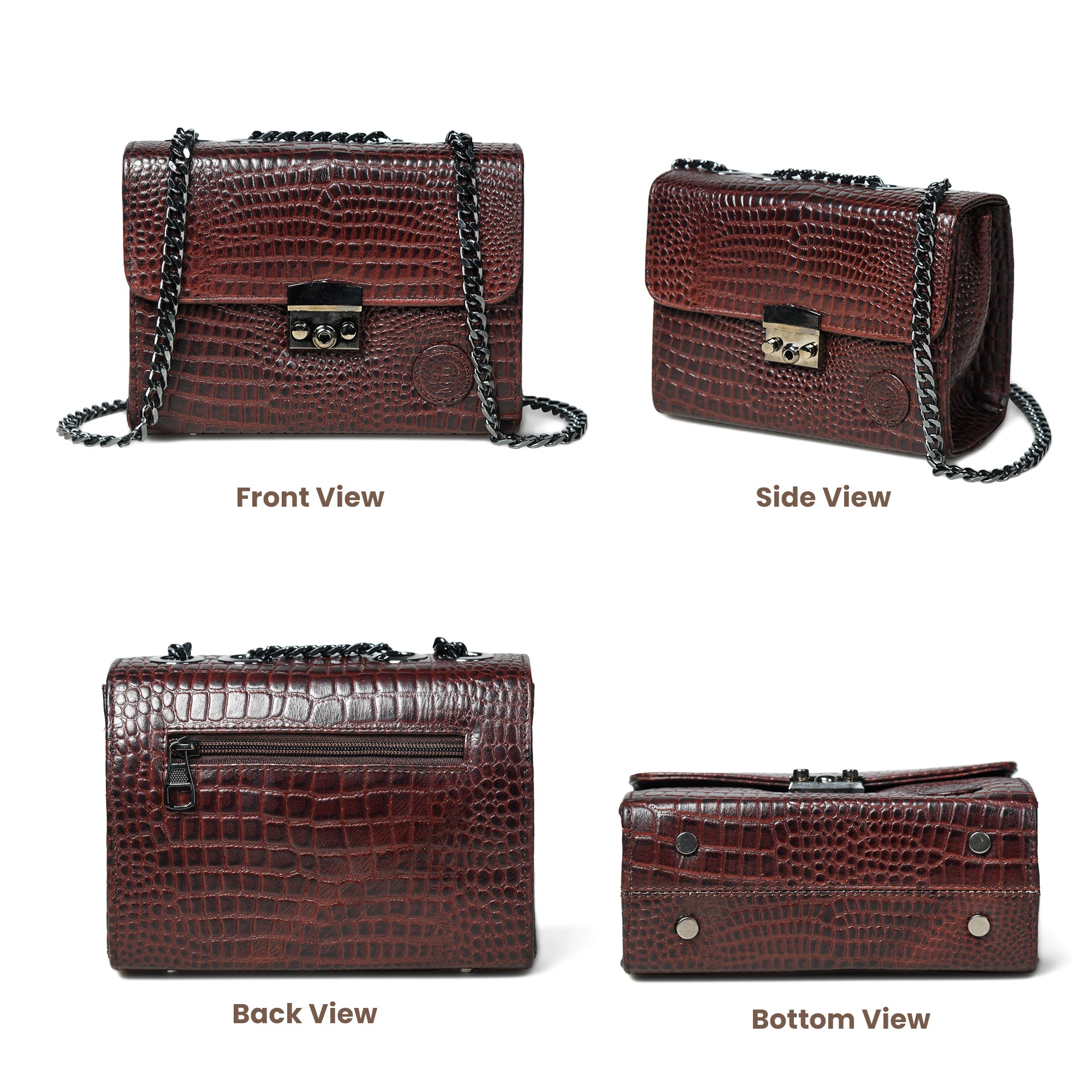 Obsidian Executive Leather Briefcase - Tan Colour